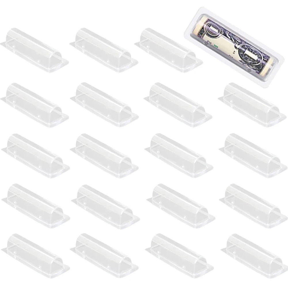 Plastic Dome Clear - 50/100pcs Money Card Holder With Sticker