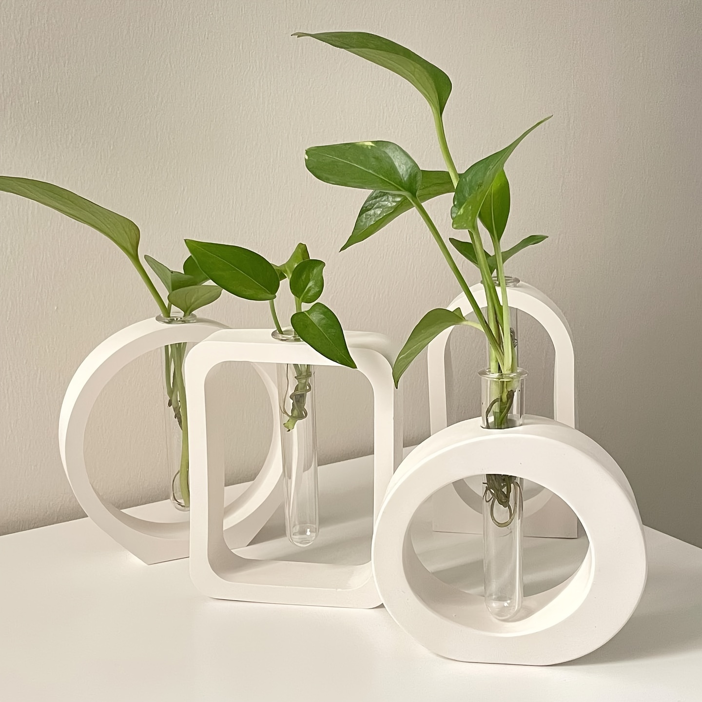 Propagation Station Vase - 4PCS Flower Vase Silicone Mold Crystal