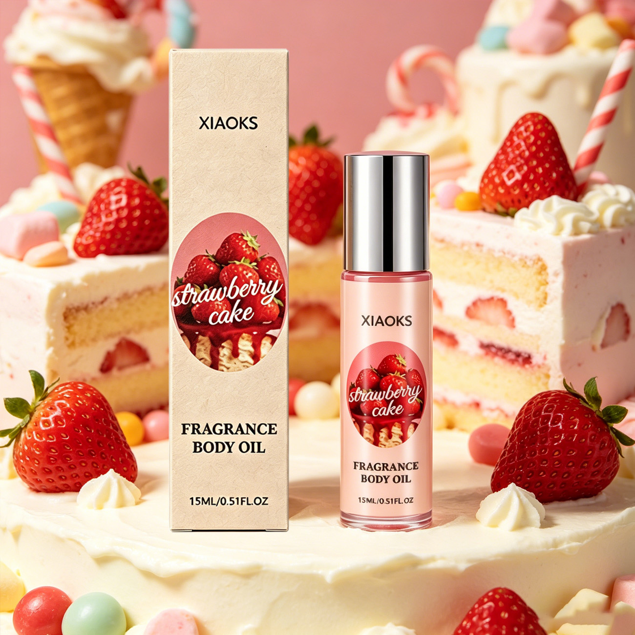 Misting Bottle Fine - 1 Bottle of Strawberry Cake Sweet
