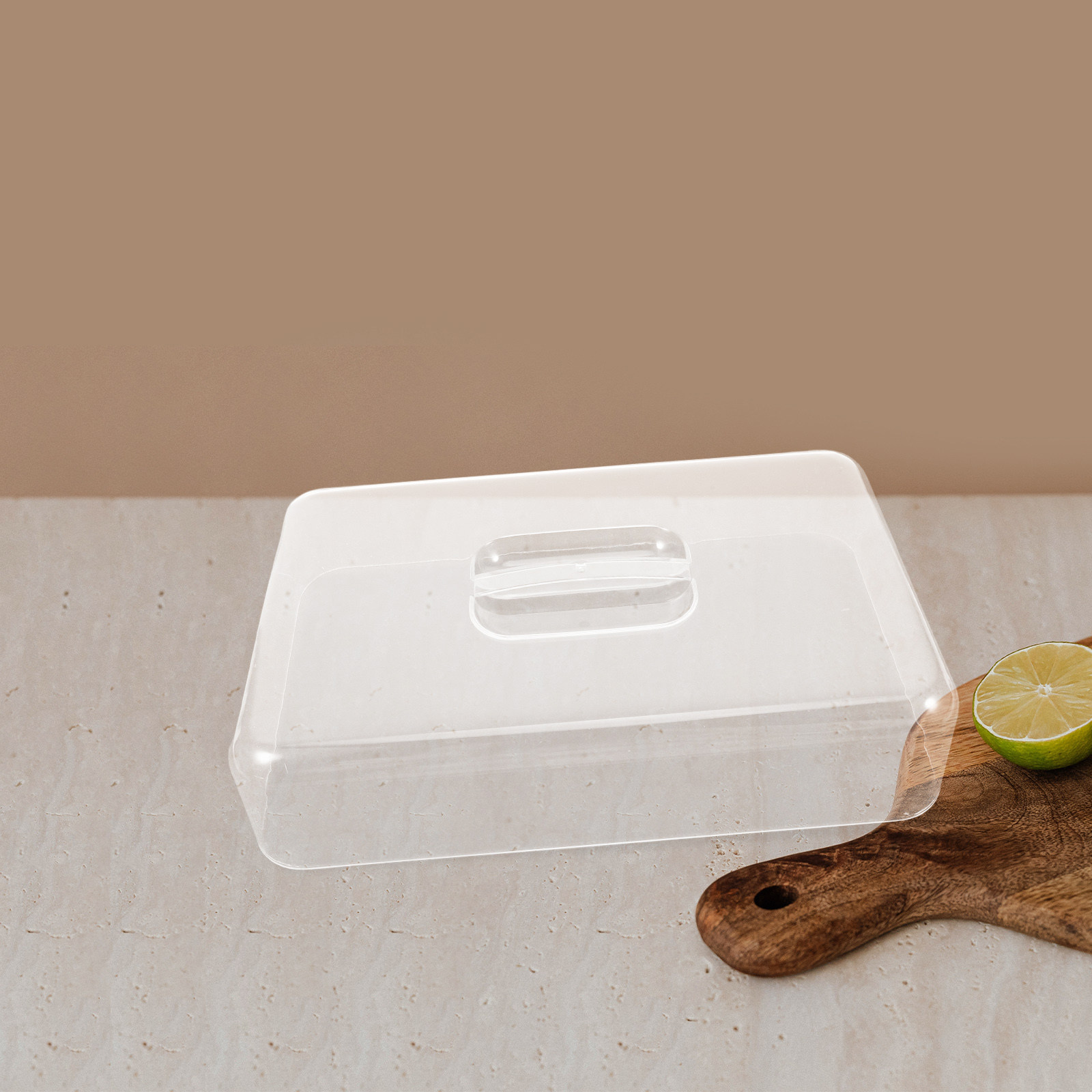 Plastic Dome Clear - 2Pcs Clear Acrylic Rectangular Cake Dome