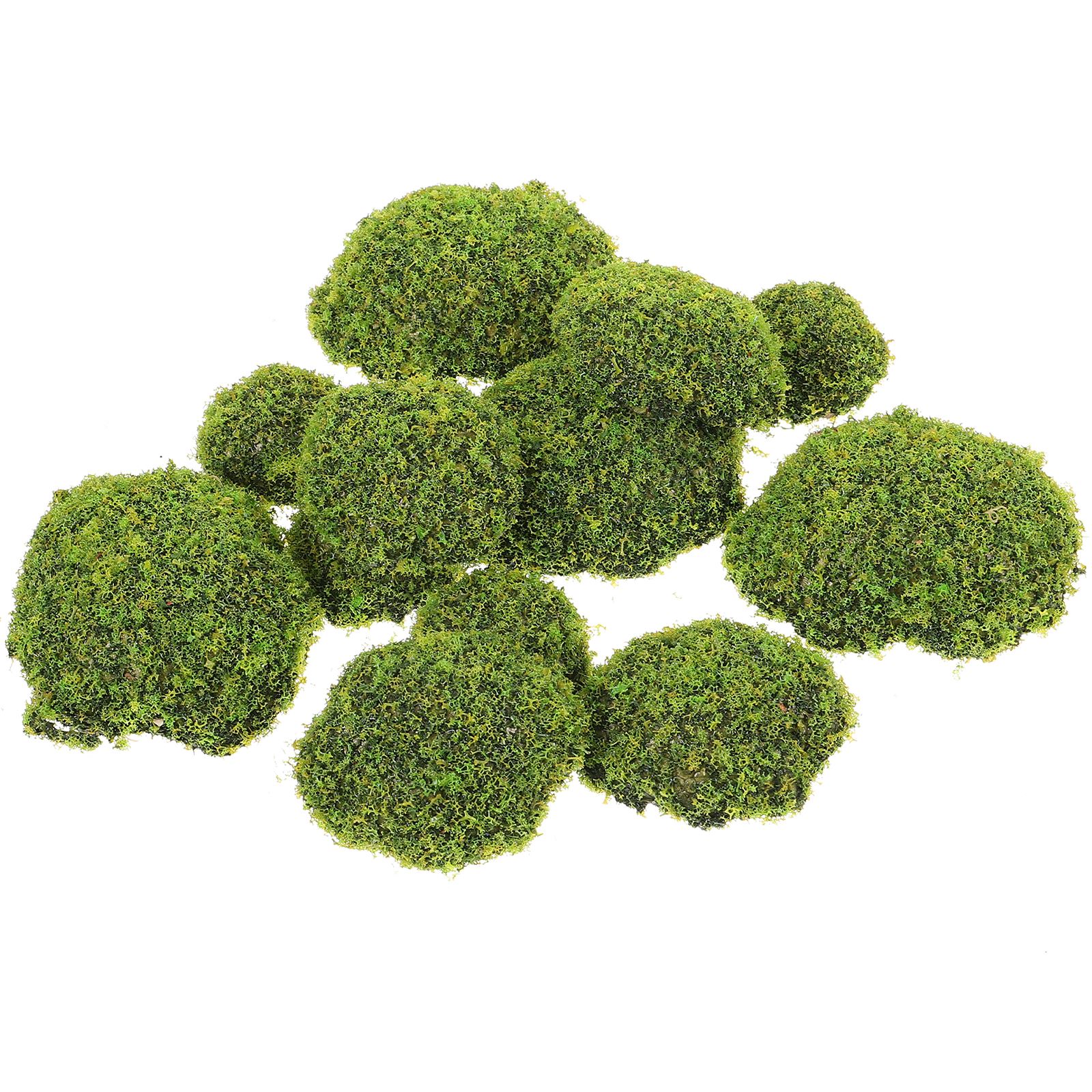 Sphagnum Moss Dry - 12pcs Artificial Moss RocksFake Stone Home