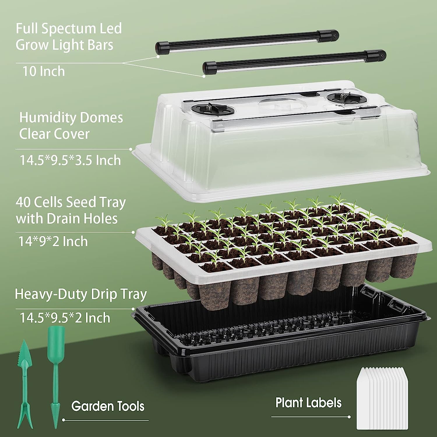 【Best 】1 Set, Seed Starter Tra - đánh giá và giá Humidity Dome Kit