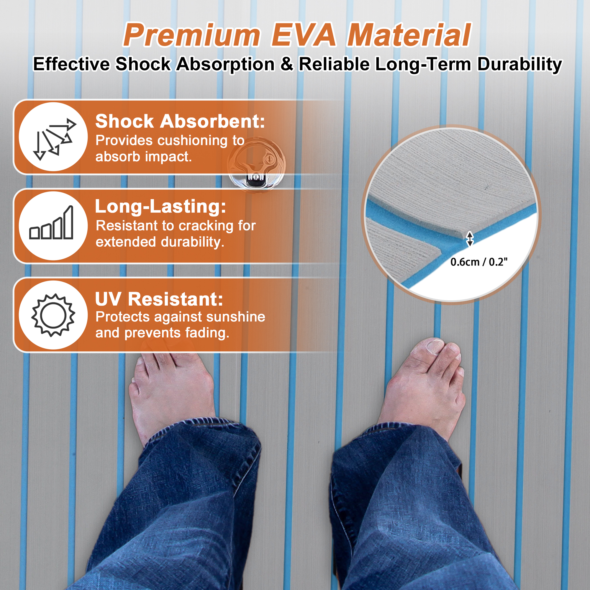 Uxcell 1200*300*6mm Boat Floor - đánh giá và giá Cutting Board Foam