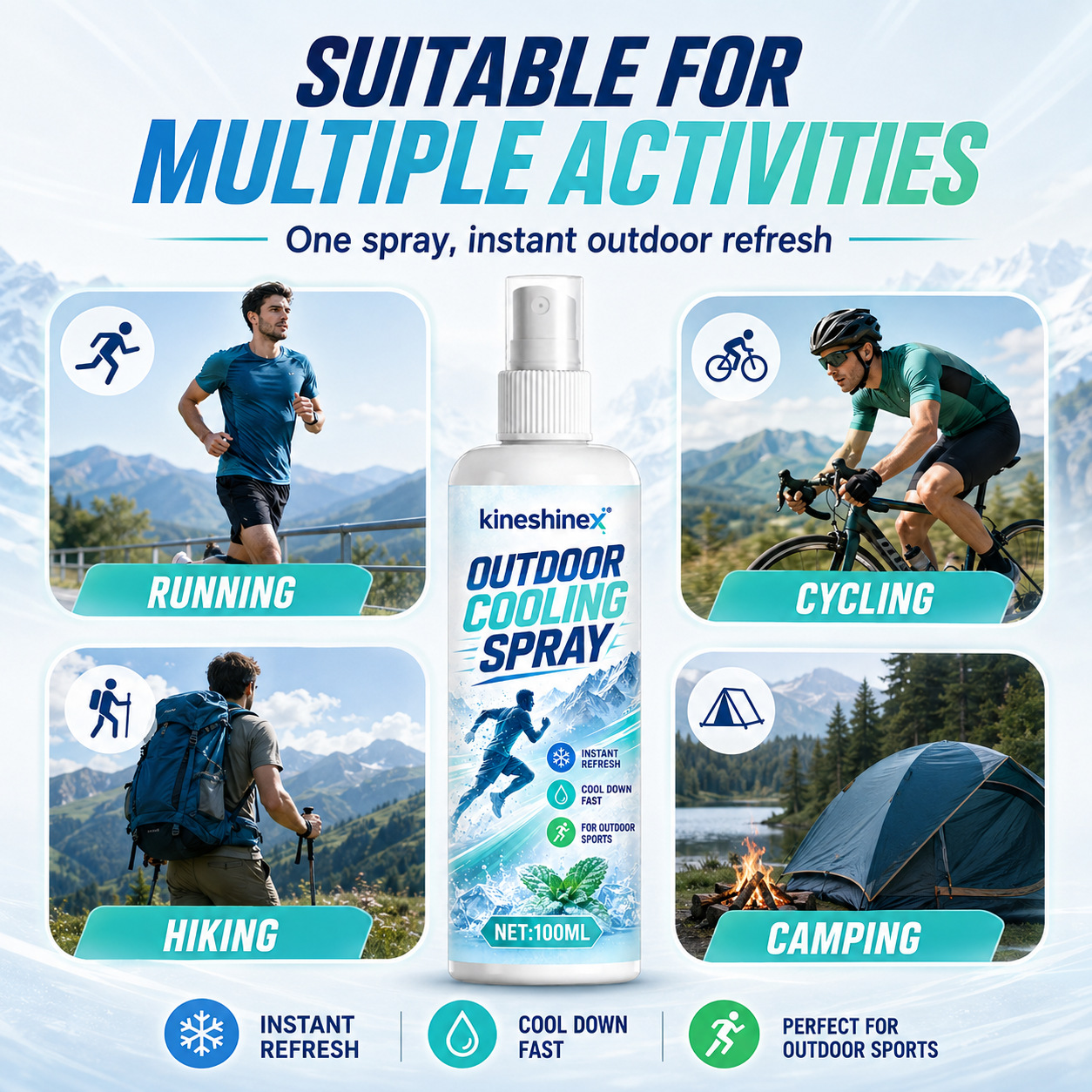 Outdoor Cooling Spray 100ml–In - đánh giá và giá Misting Bottle Fine