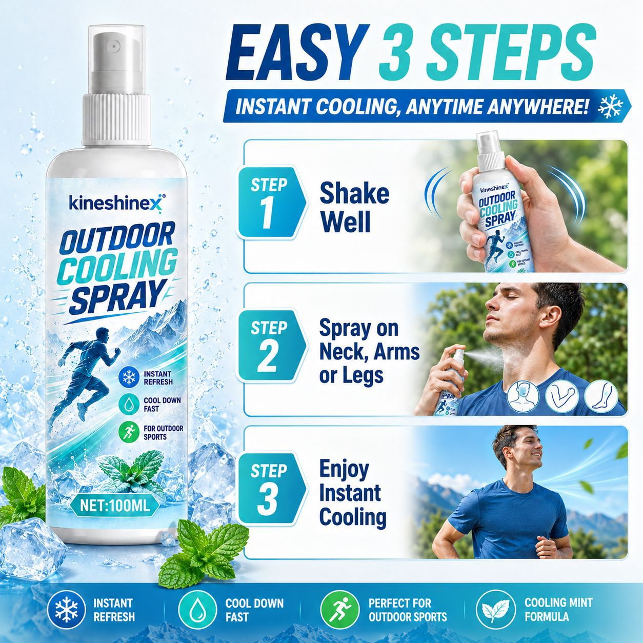Outdoor Cooling Spray 100ml–In - đánh giá và giá Misting Bottle Fine