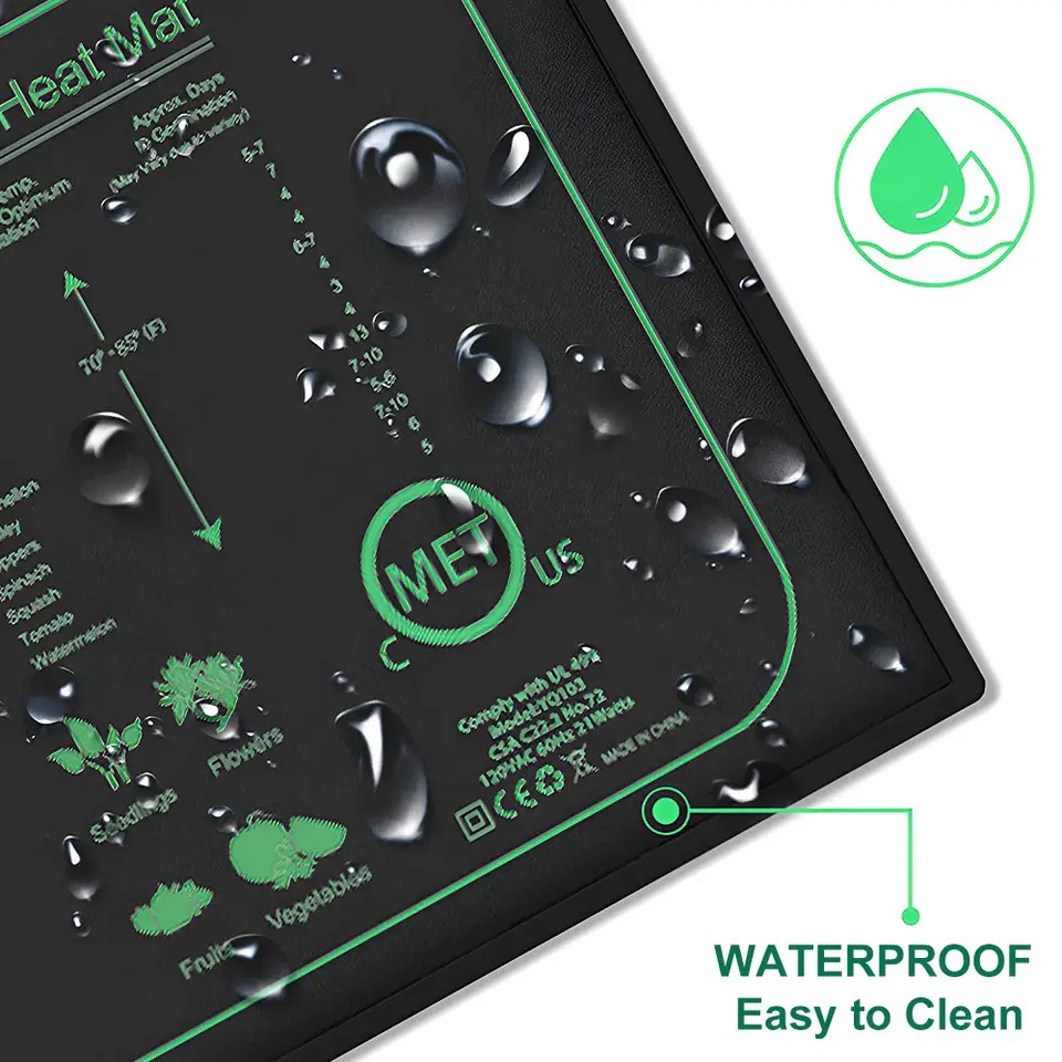 10/25/50CM Seedling Heat Mat I - đánh giá và giá Rooting Gel Clone