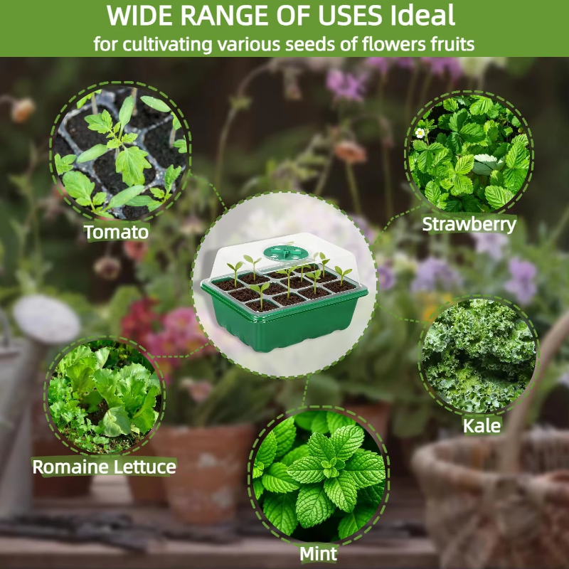Seed Starter Tray Mini Greenho - đánh giá và giá Humidity Dome Kit