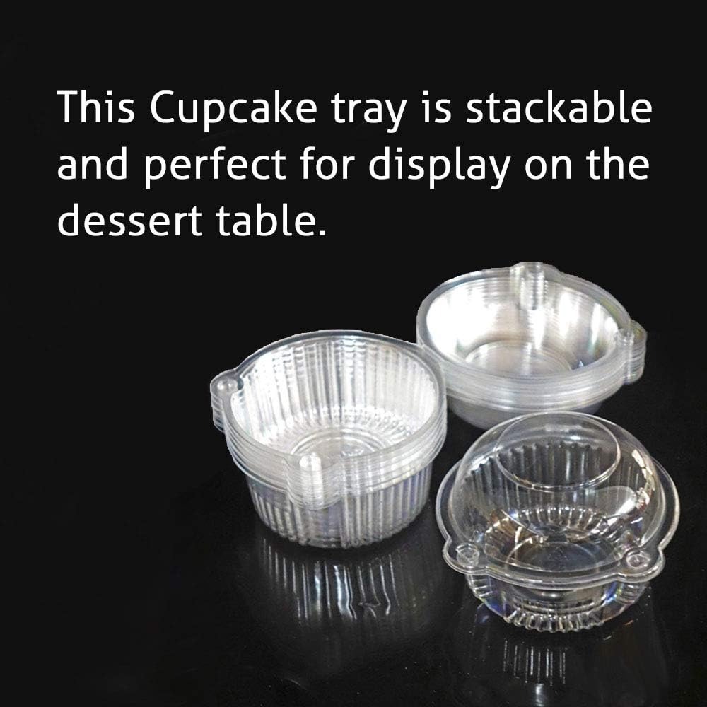 Cupcake Holders Individual,50  - đánh giá và giá Plastic Dome Clear