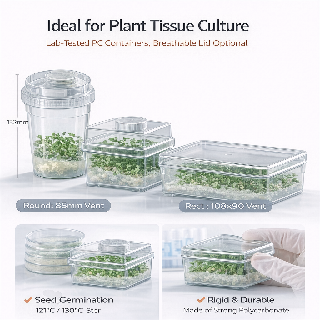 Plant Tissue Culture Container - đánh giá và giá Agar Tissue Culture