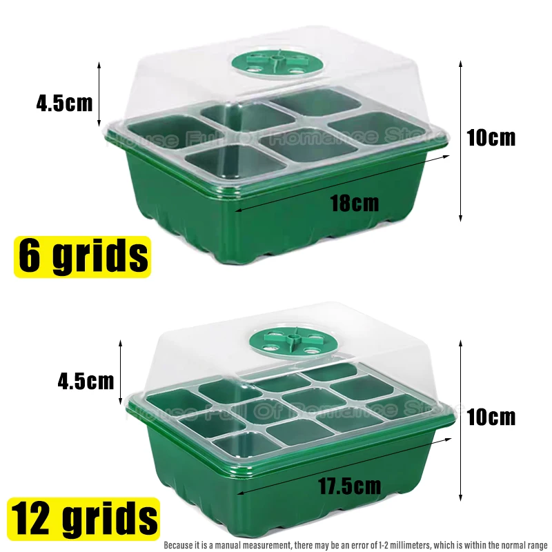 6/12 Grids Growing Starting Nu - đánh giá và giá Humidity Dome Kit