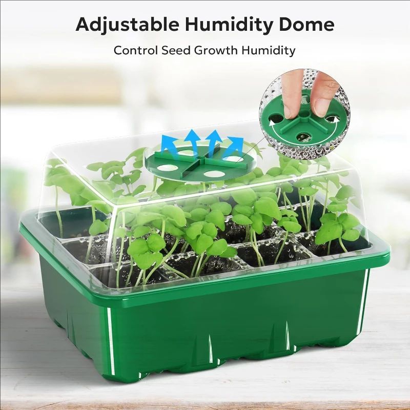 10pcs/5pcs Seedling Trays Seed - đánh giá và giá Humidity Dome Kit