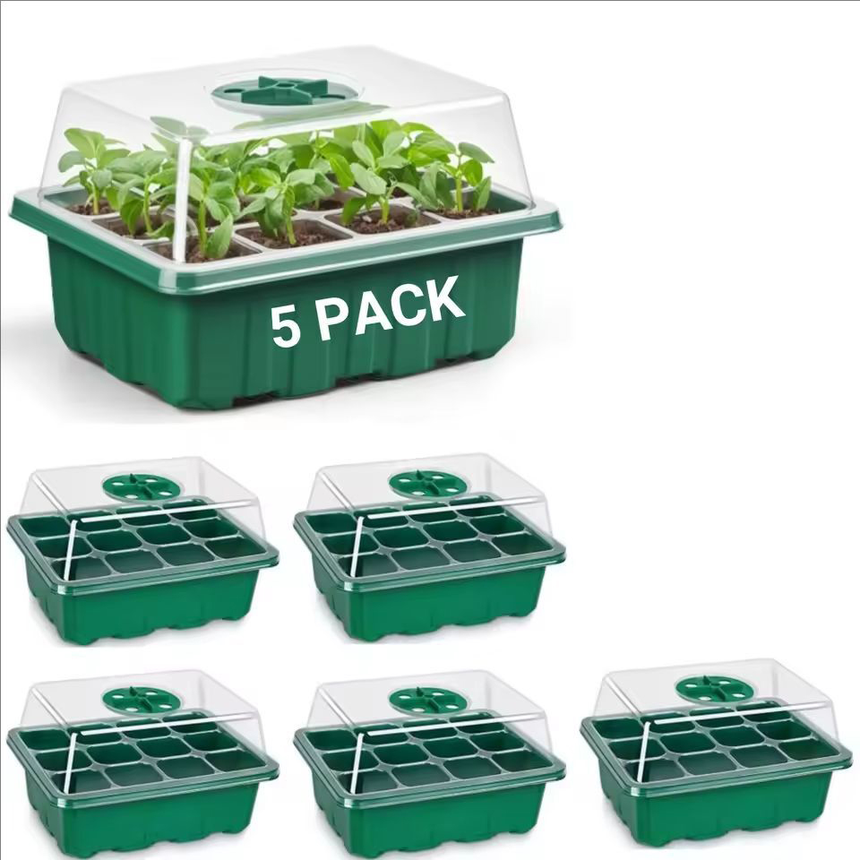 10pcs/5pcs Seedling Trays Seed - đánh giá và giá Humidity Dome Kit