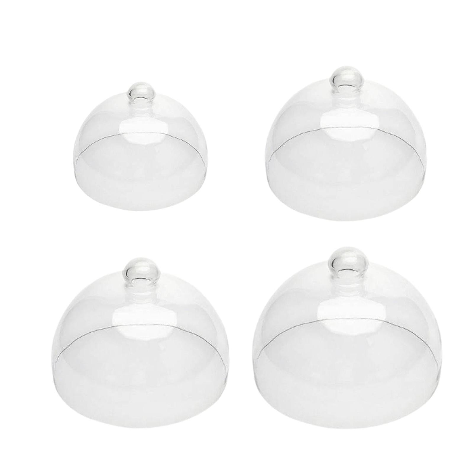 Glass Cake Cloche Dome Clear C - đánh giá và giá Plastic Dome Clear