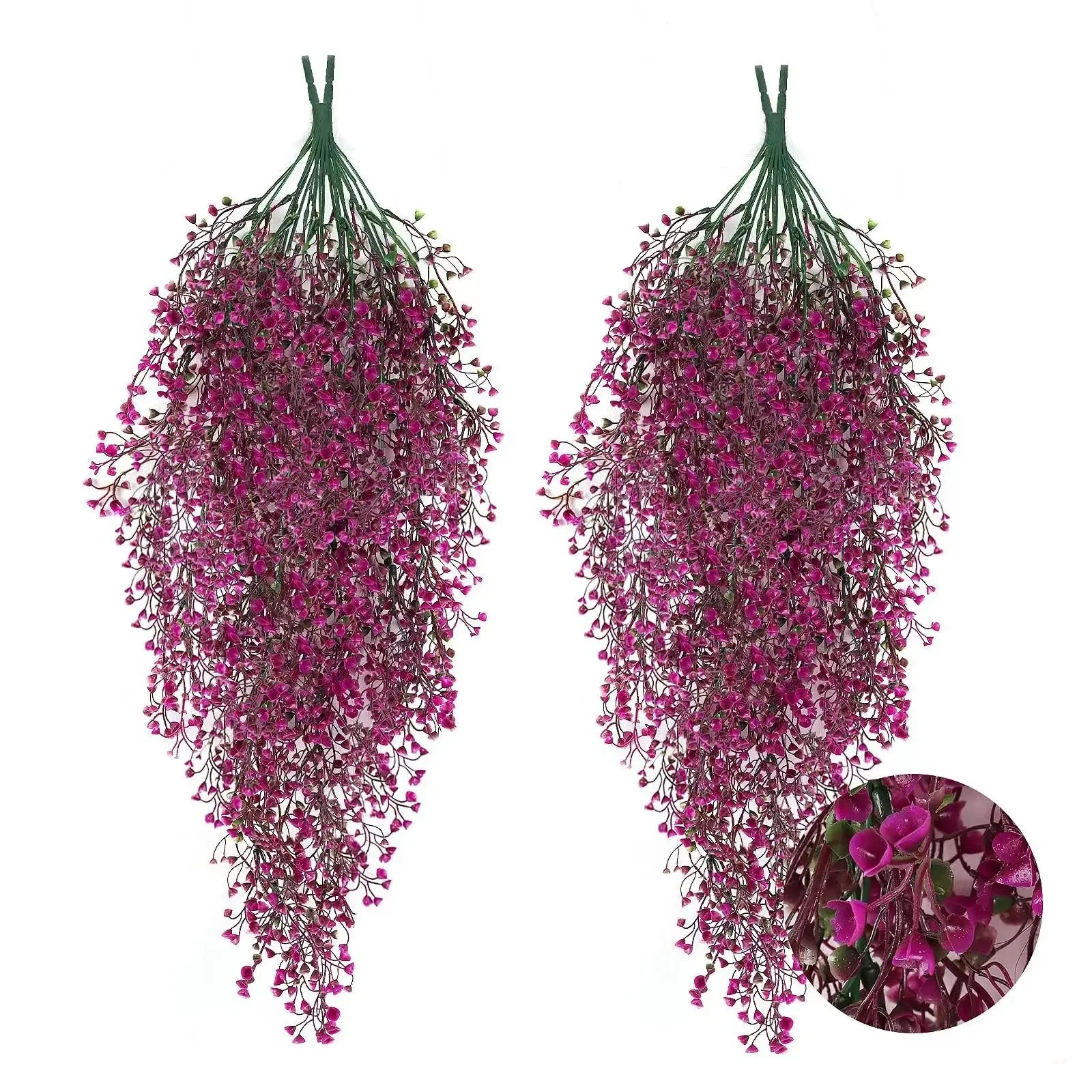 1pc Artificial Hanging Wisteri - đánh giá và giá Sphagnum Moss Dry