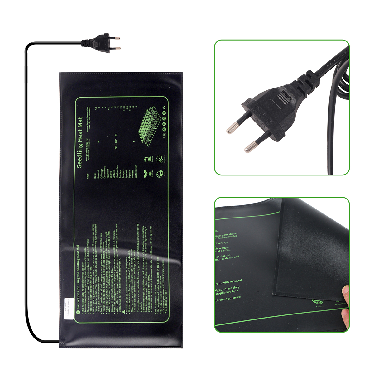 20W Seedling Heating Pad 230V  - đánh giá và giá Heat Mat Seedling