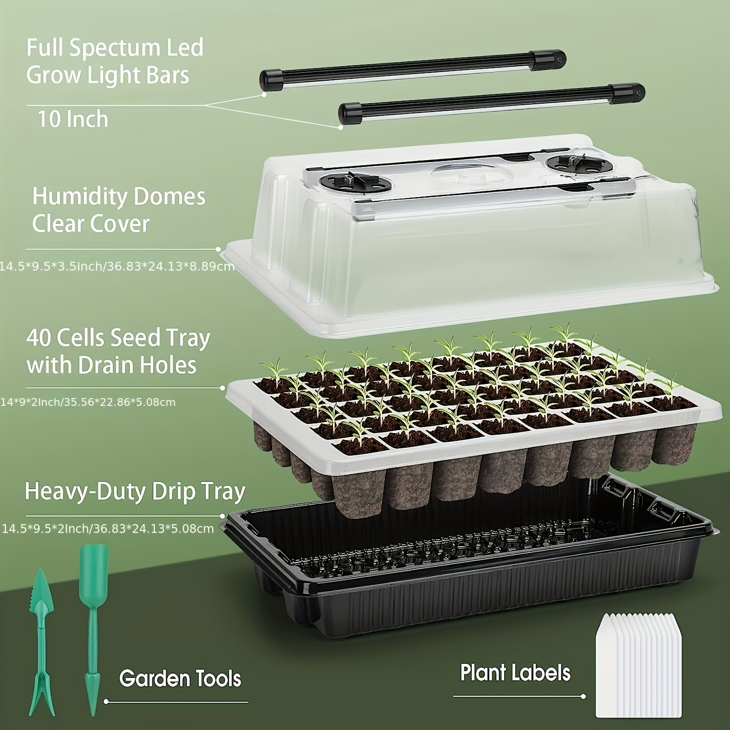 40/Cell Seed Starter Kit with  - đánh giá và giá Humidity Dome Kit