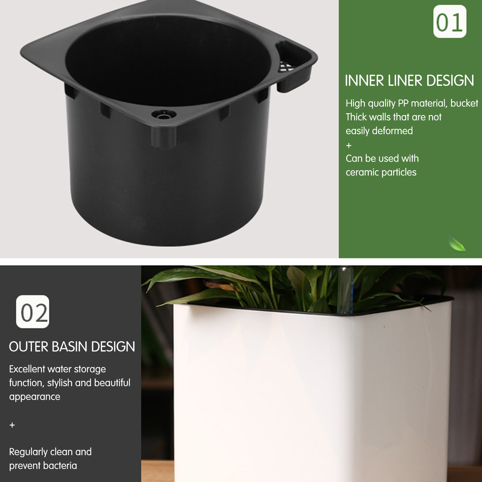 Self Watering Planter Self-wat - đánh giá và giá Self Watering Insert
