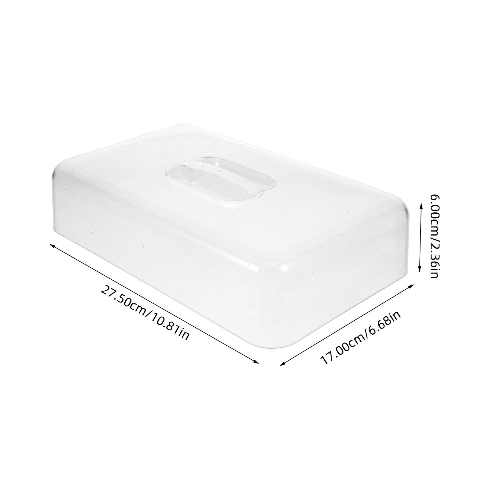 2Pcs Clear Acrylic Rectangular - đánh giá và giá Plastic Dome Clear