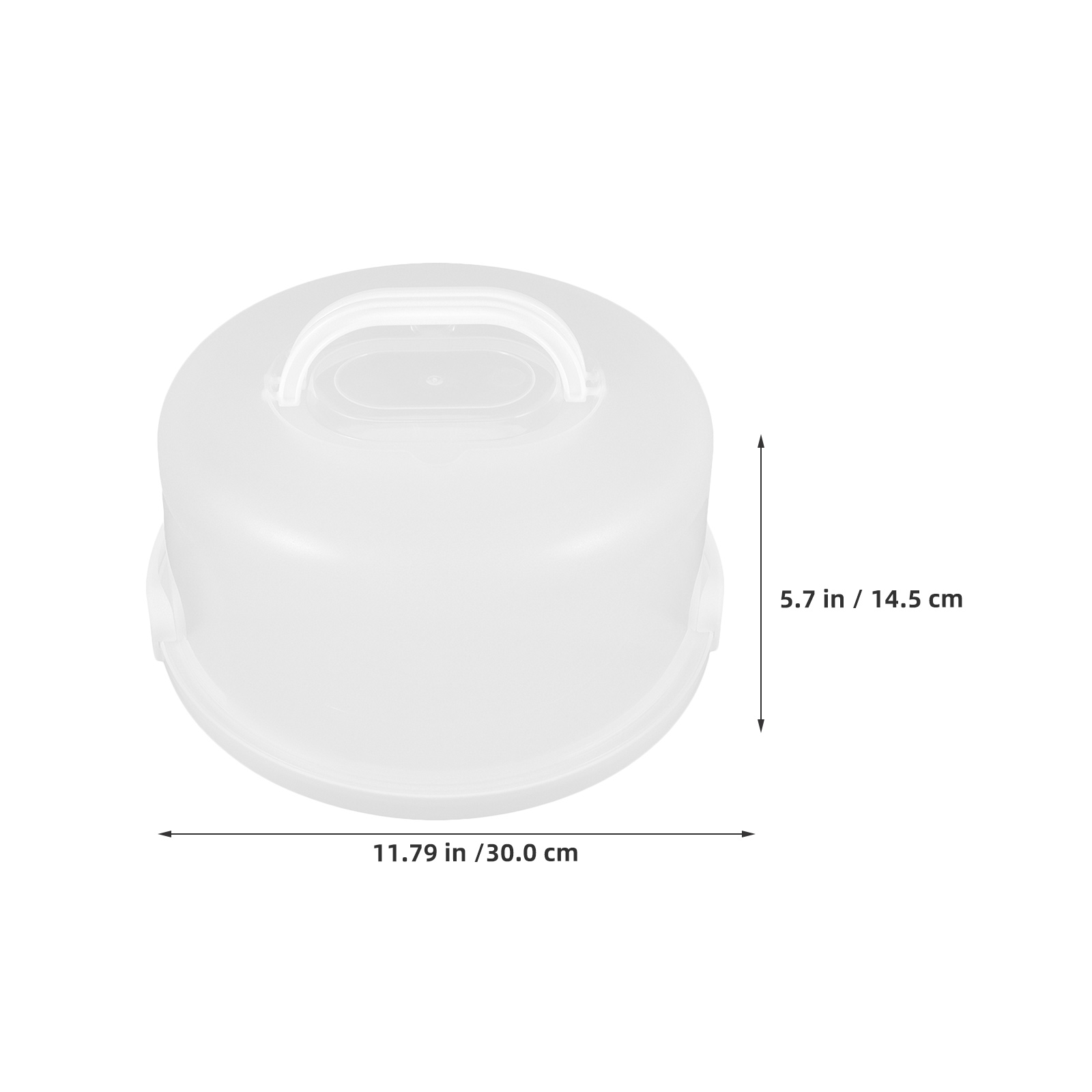 2pcs 10 Inch White Plastic Cak - đánh giá và giá Plastic Dome Clear
