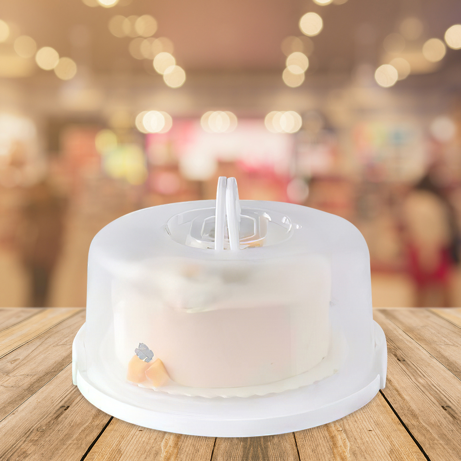 2pcs 10 Inch White Plastic Cak - đánh giá và giá Plastic Dome Clear