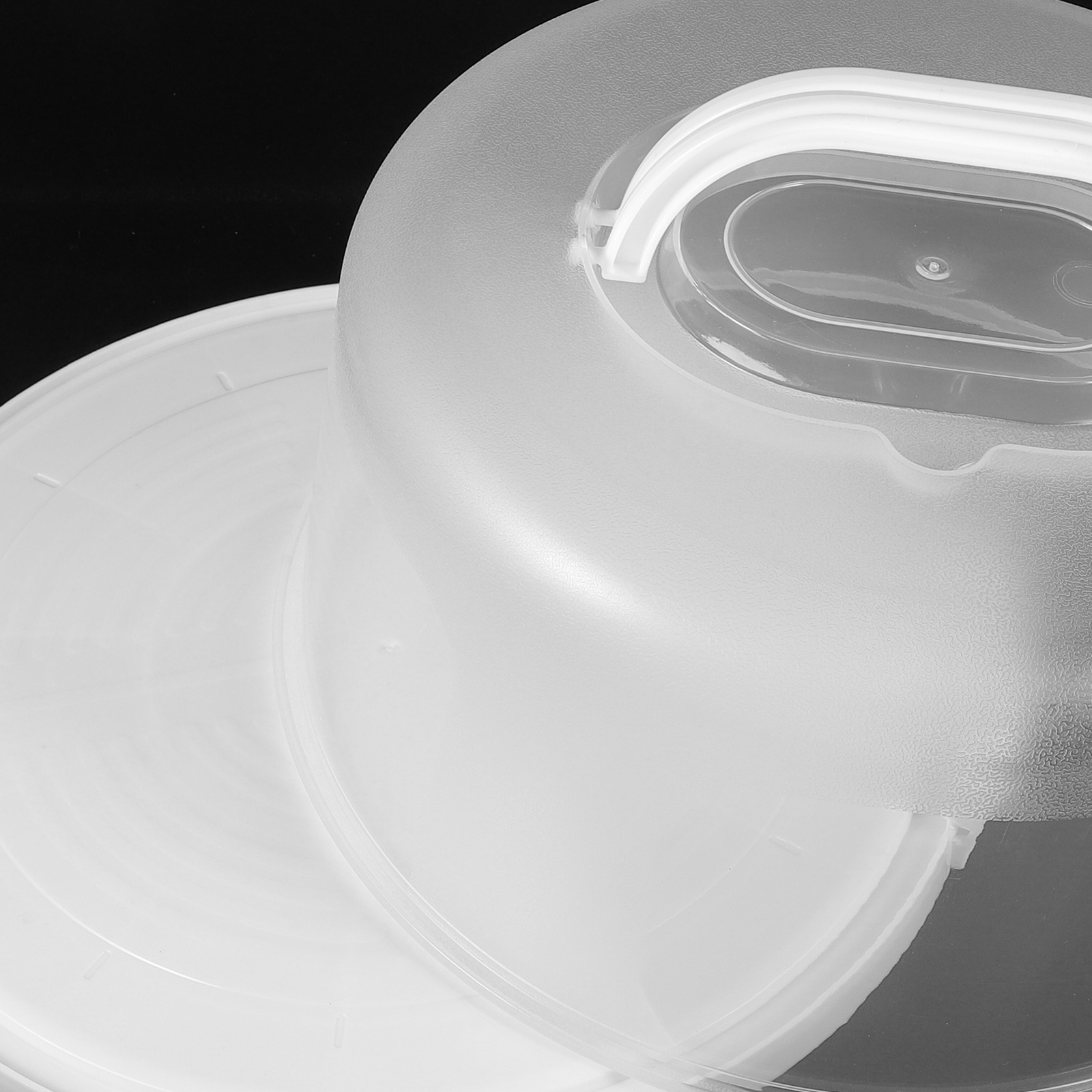 2pcs 10 Inch White Plastic Cak - đánh giá và giá Plastic Dome Clear