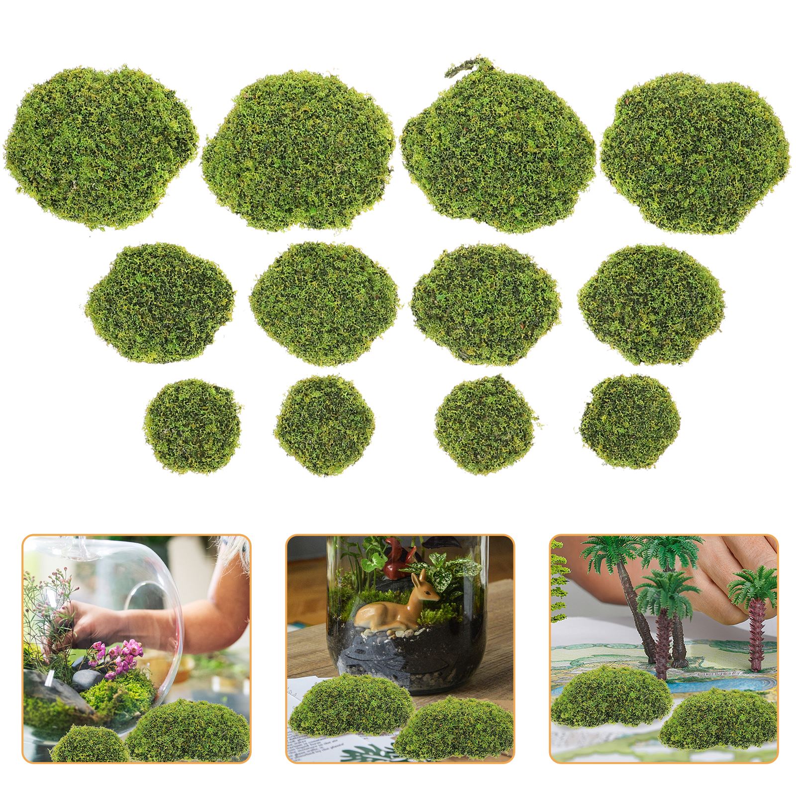 12pcs Artificial Moss RocksFak - đánh giá và giá Sphagnum Moss Dry