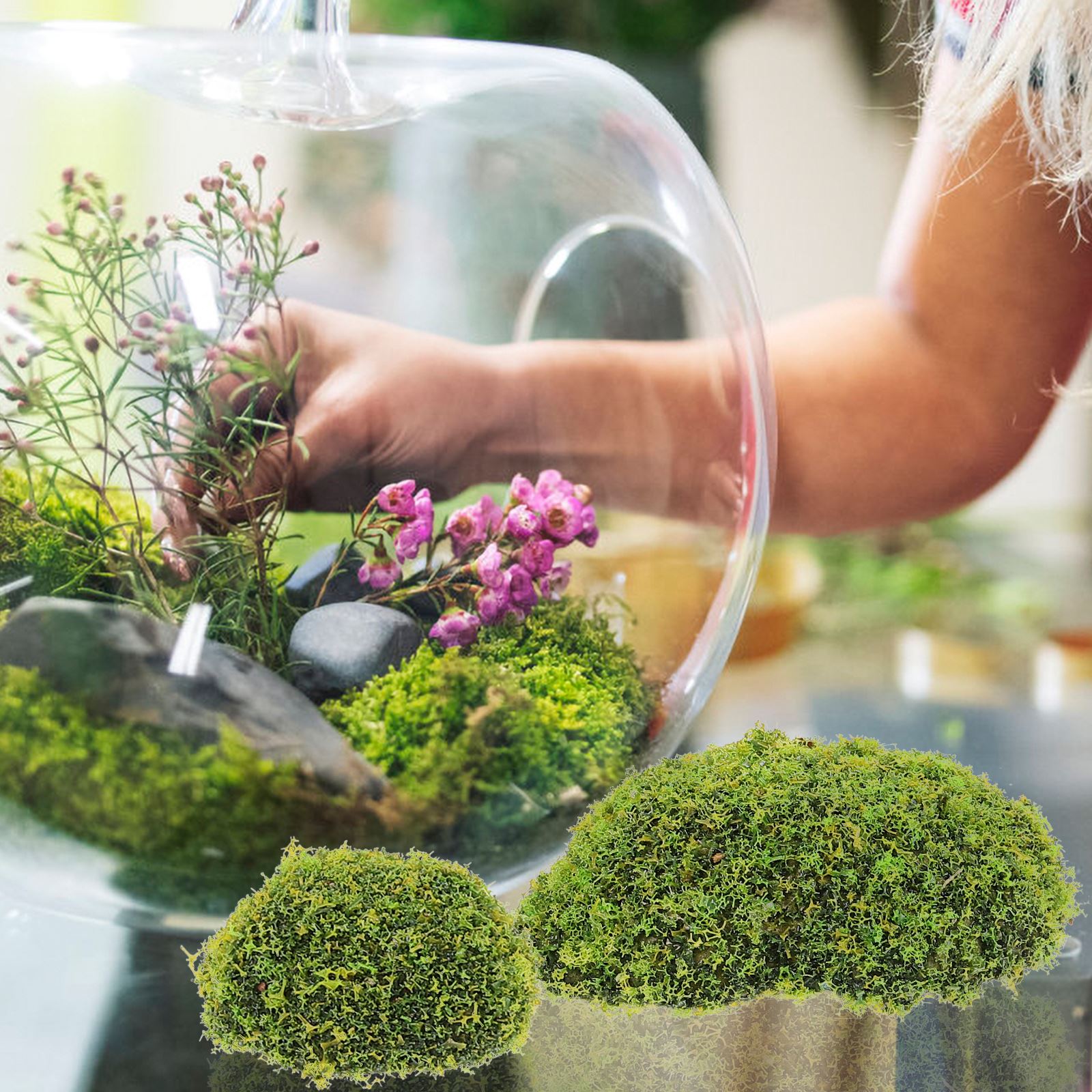 12pcs Artificial Moss RocksFak - đánh giá và giá Sphagnum Moss Dry