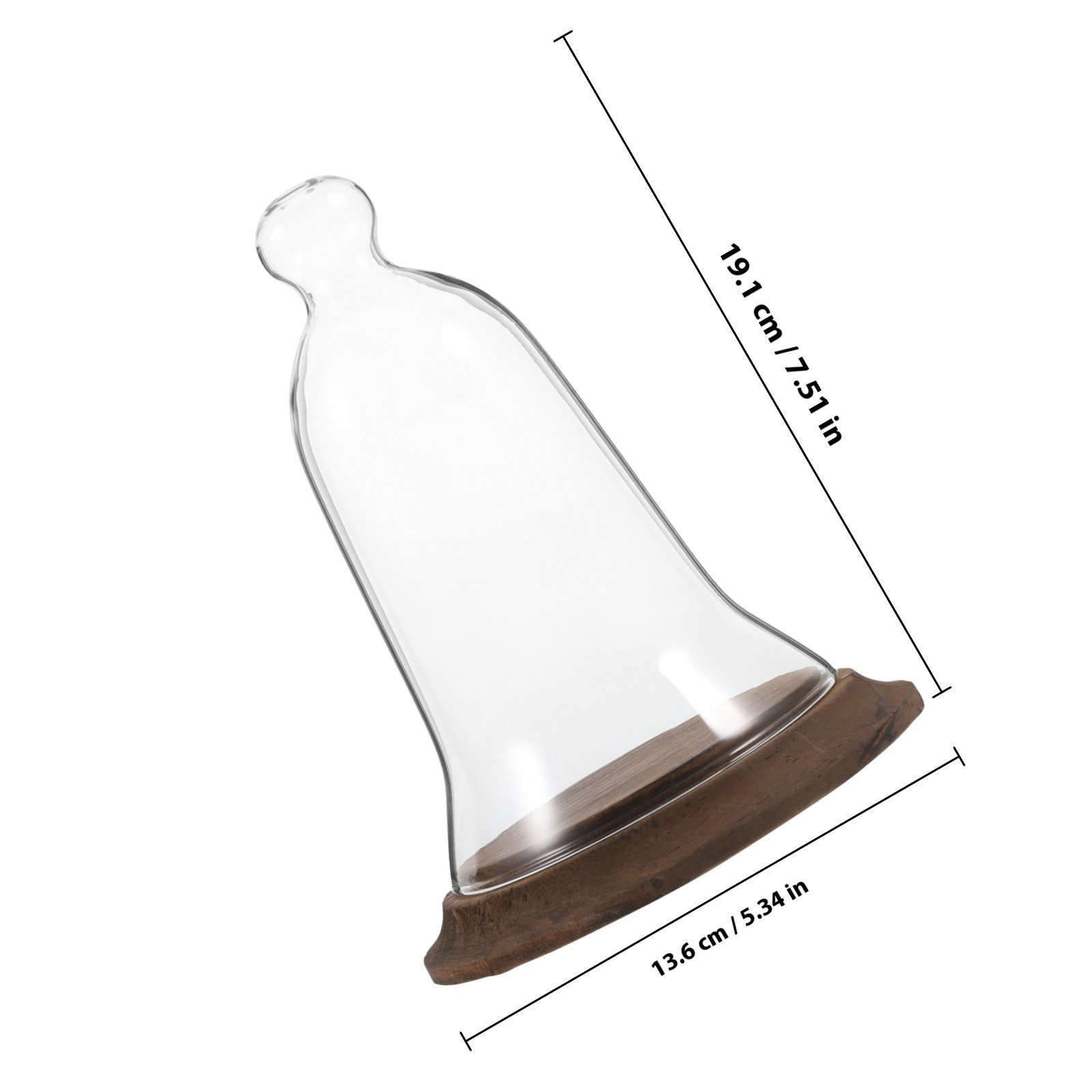 Clear Glass Cloche Dome High B - đánh giá và giá Plastic Dome Clear