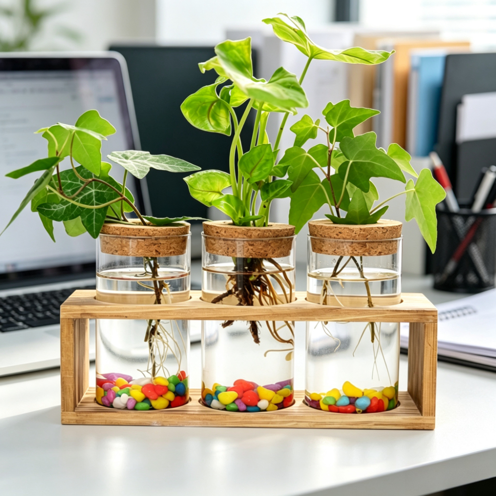Minimalist Glass Vase with Woo - đánh giá và giá Propagation Station Vase