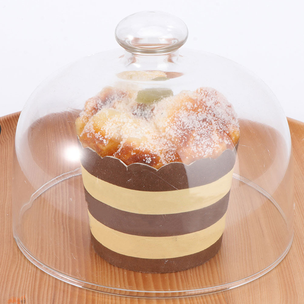 2Pcs Transparent Glass Cake Do - đánh giá và giá Plastic Dome Clear