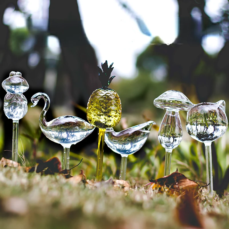 Creative Glass Plant Flowers W - đánh giá và giá Self Watering Insert