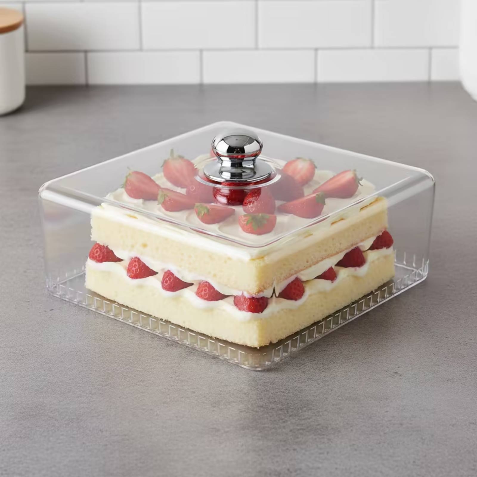 Food Cover with Knob Clear Des - đánh giá và giá Plastic Dome Clear