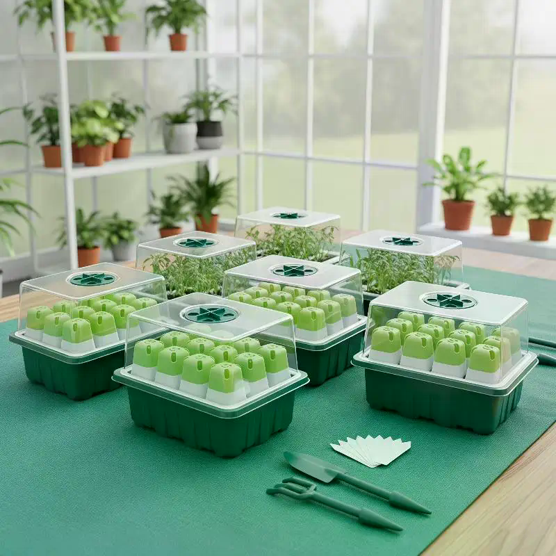 Seed Starter Tray With Humidit - đánh giá và giá Humidity Dome Kit