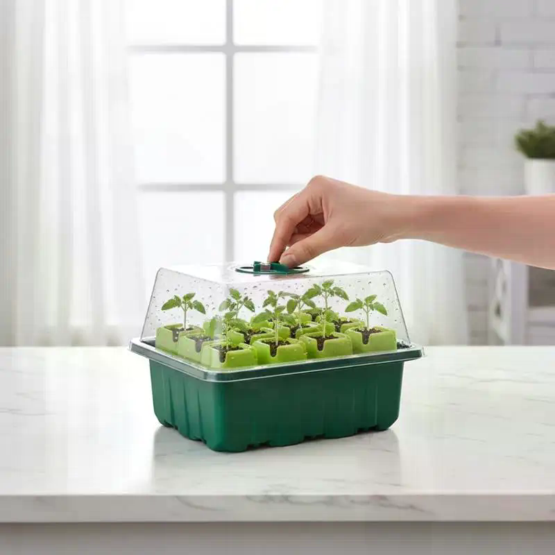 Seed Starter Tray With Humidit - đánh giá và giá Humidity Dome Kit