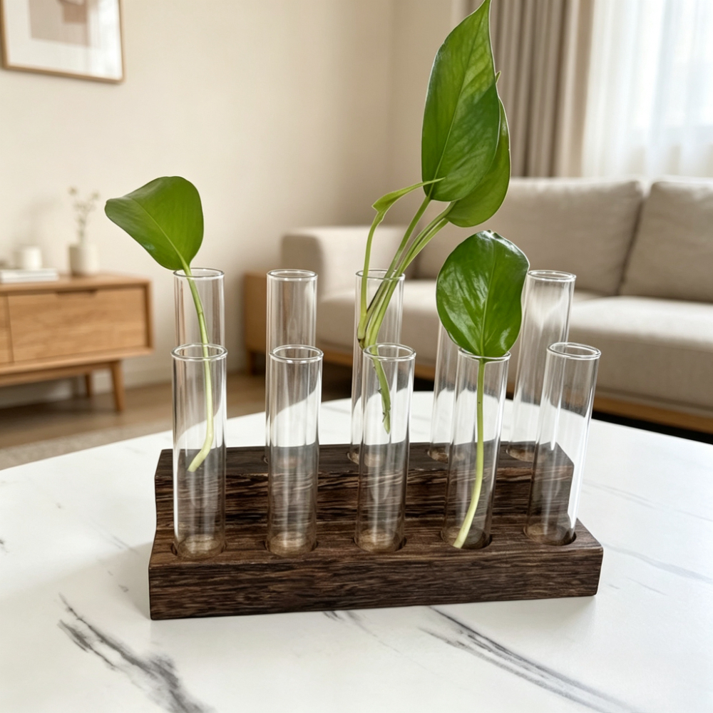 Creative Glass Test Tubes with - đánh giá và giá Propagation Station Vase