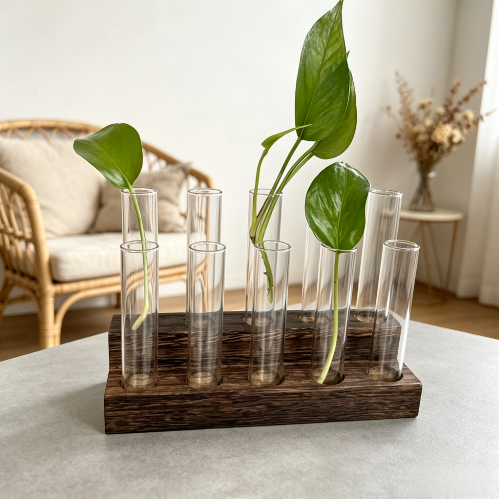 Creative Glass Test Tubes with - đánh giá và giá Propagation Station Vase