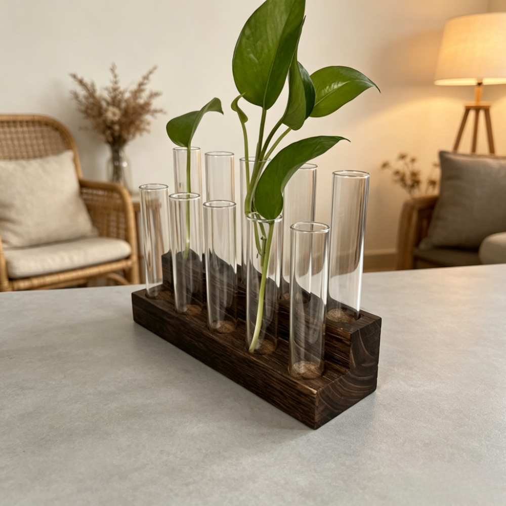 Creative Glass Test Tubes with - đánh giá và giá Propagation Station Vase