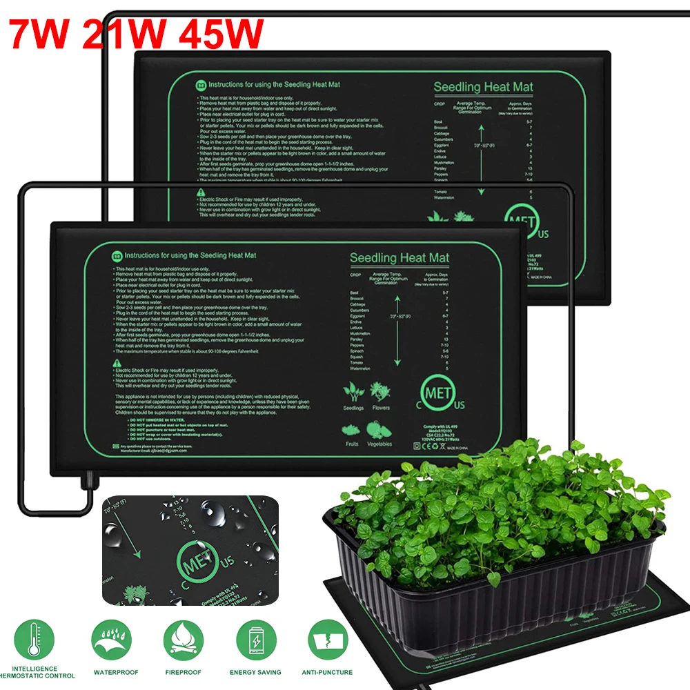 10/25/50CM Seedling Heat Mat I - đánh giá và giá Heat Mat Seedling