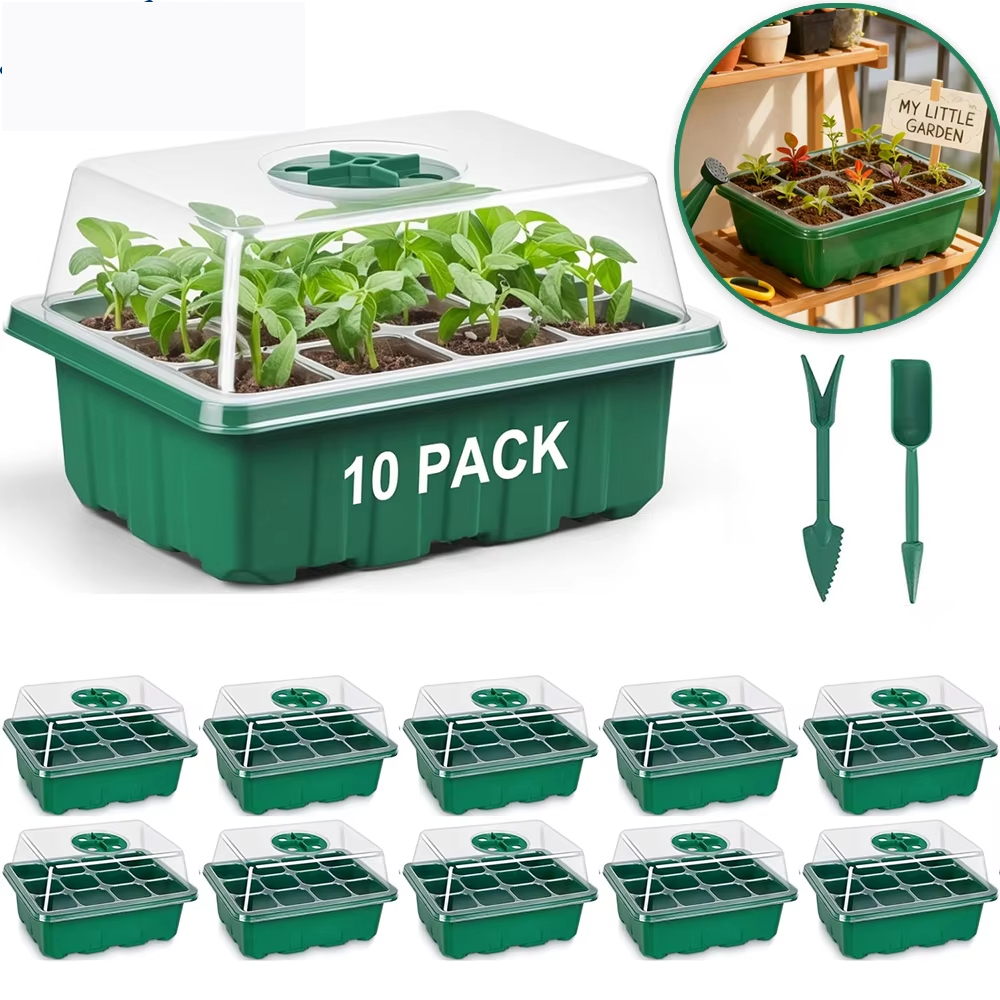 3Pcs Seed Starter Tray Mini Gr - đánh giá và giá Humidity Dome Kit