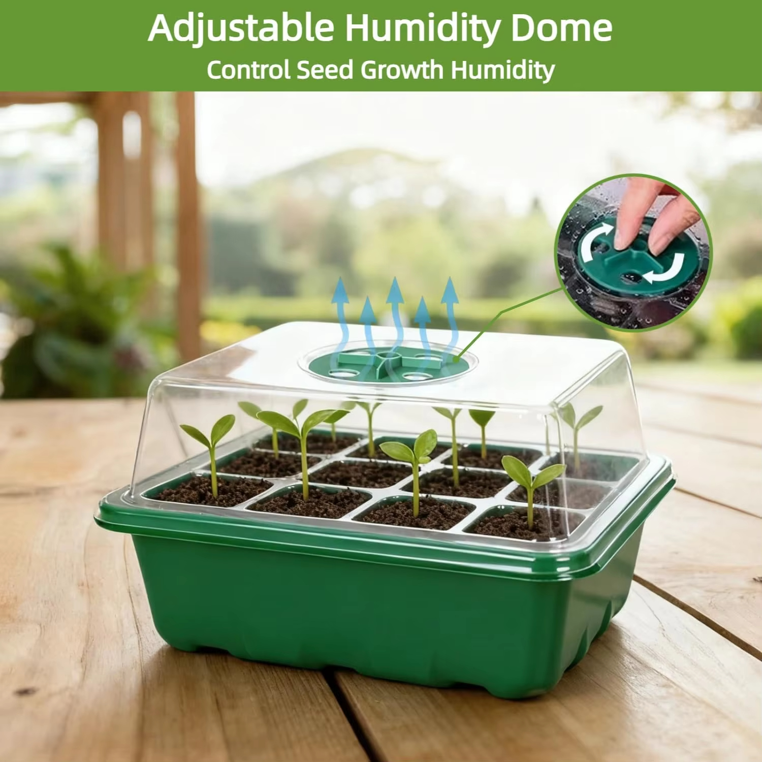 3Pcs Seed Starter Tray Mini Gr - đánh giá và giá Humidity Dome Kit