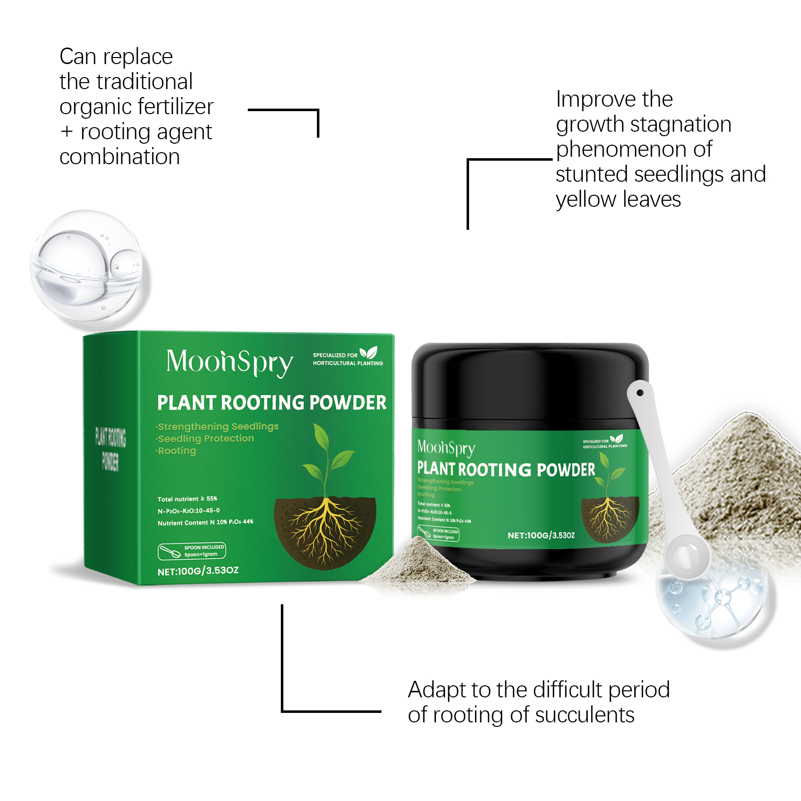100g Plant Rooting Powder for  - đánh giá và giá Rooting Hormone Powder