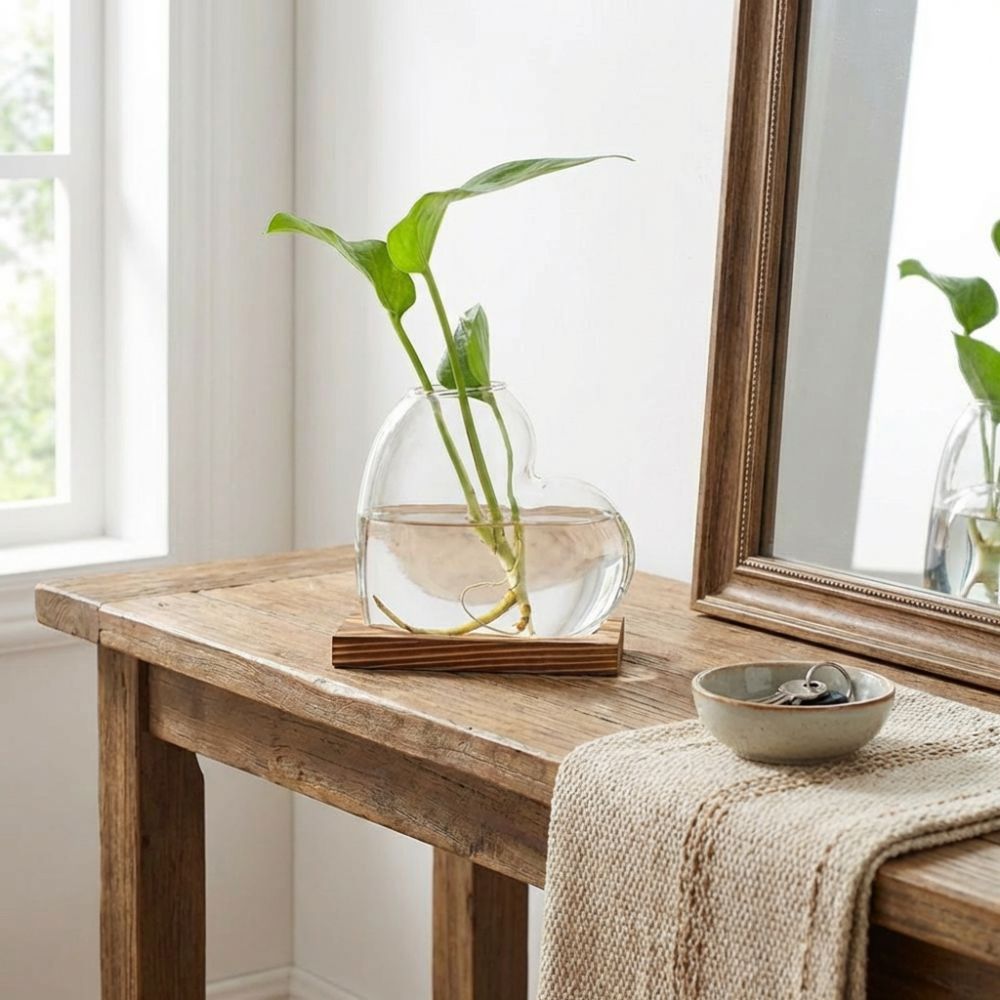 Transparent Hydroponic Glass V - đánh giá và giá Propagation Station Vase
