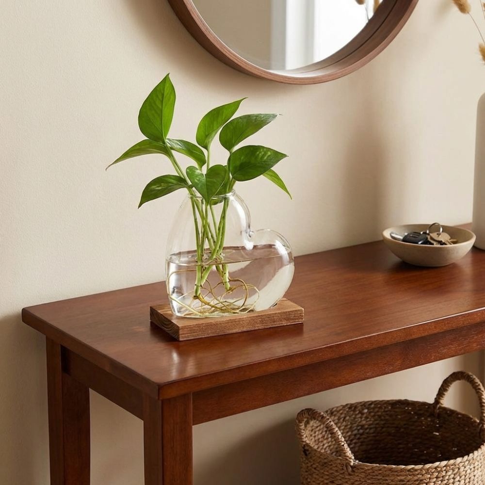 Transparent Hydroponic Glass V - đánh giá và giá Propagation Station Vase