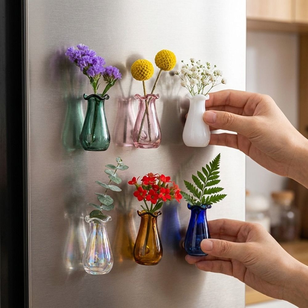 6Pcs DIY 3D Mini Vase Magnets  - đánh giá và giá Propagation Station Vase